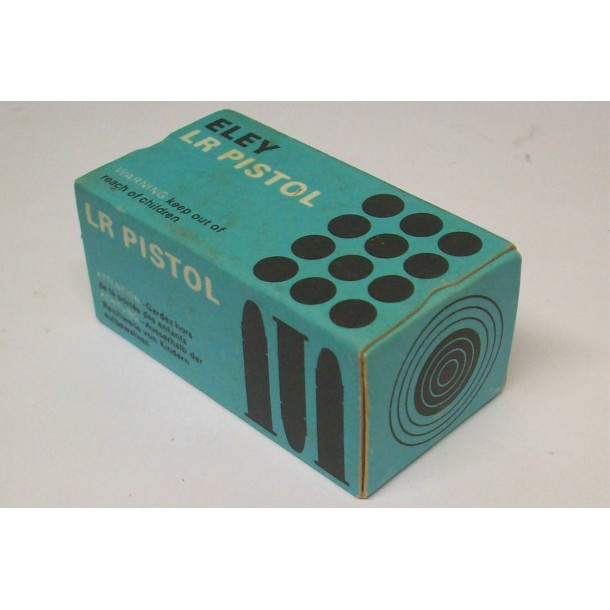 Eley LR Pistol Box of 22 LR Ammunition