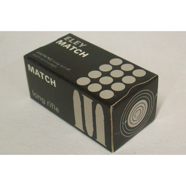 Eley Match Box of 22 LR Ammuition