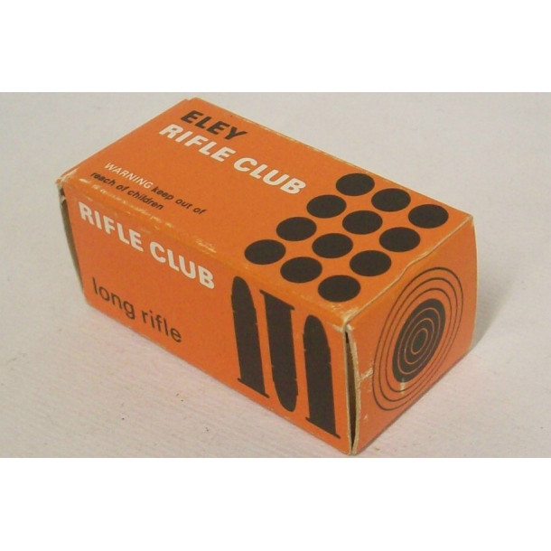 Eley Rifle Club Box of 22 LR Ammuition