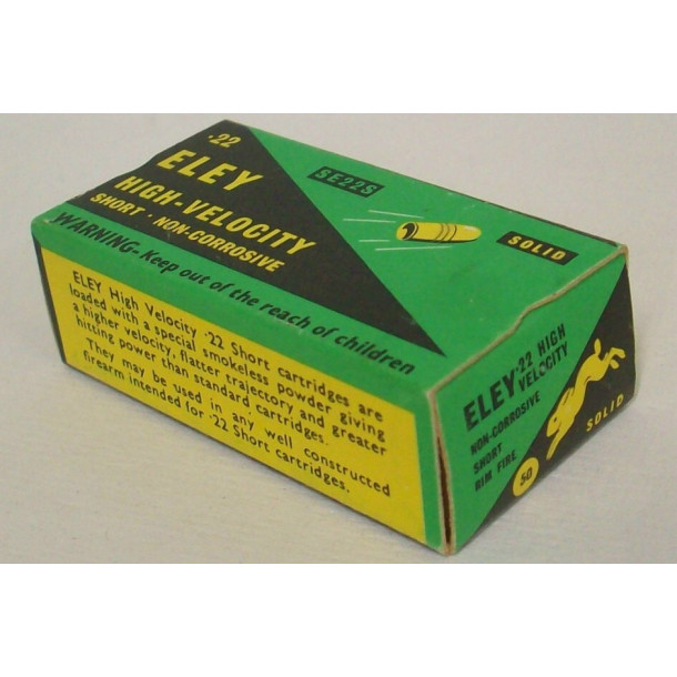 Eley High-Velocity Box of 22 Short Ammuition