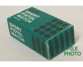 Eley Short Pistol Match Box of 22 Short Ammuition