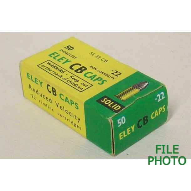 Eley Box of 22 CB Ammuition