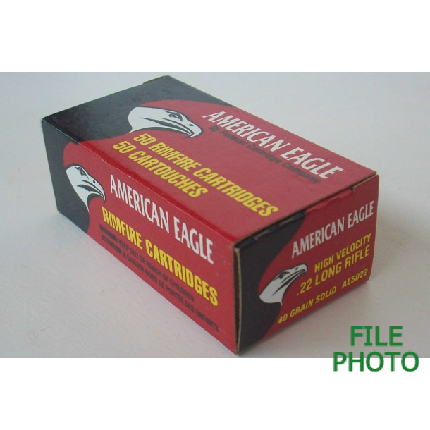 Federal American Eagle High Velocity Box of 22 LR Ammunition