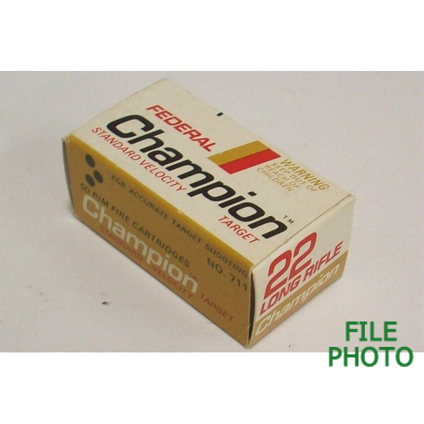 Federal Champion Target Box of 22 LR Ammunition