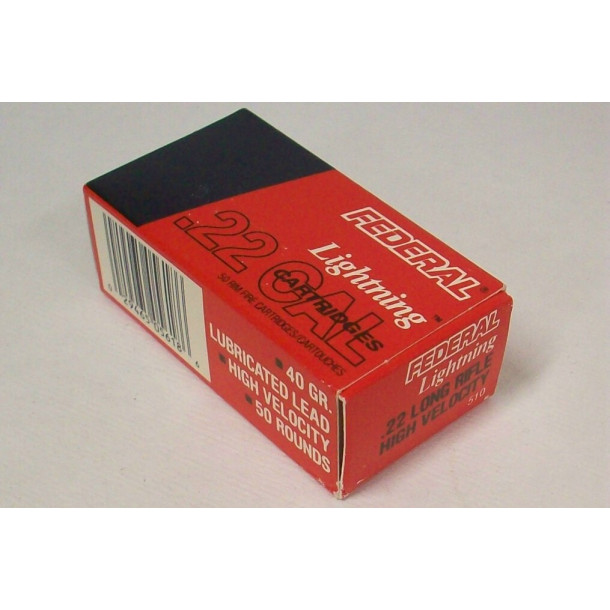 Federal Lightning Box of 22 LR Ammunition Federal Lightning Box of 22 LR Ammunition