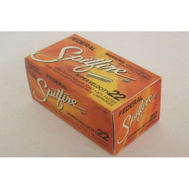 Federal Spitfire Box of 22 LR Ammunition - Hollow Point Federal Spitfire Box of 22 LR Ammunition - Hollow Point