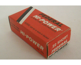 Federal Hi-Power Box of 22 Short Ammunition