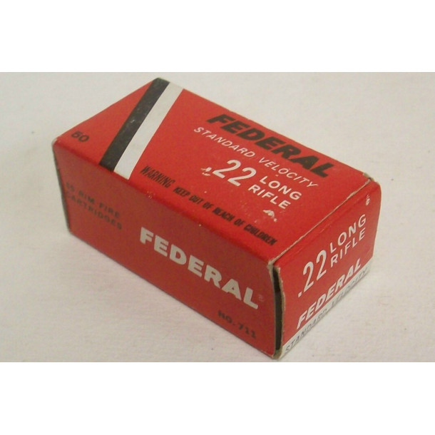 Federal Standard Velocity Box of 22 LR Ammunition Federal Standard Velocity Box of 22 LR Ammunition