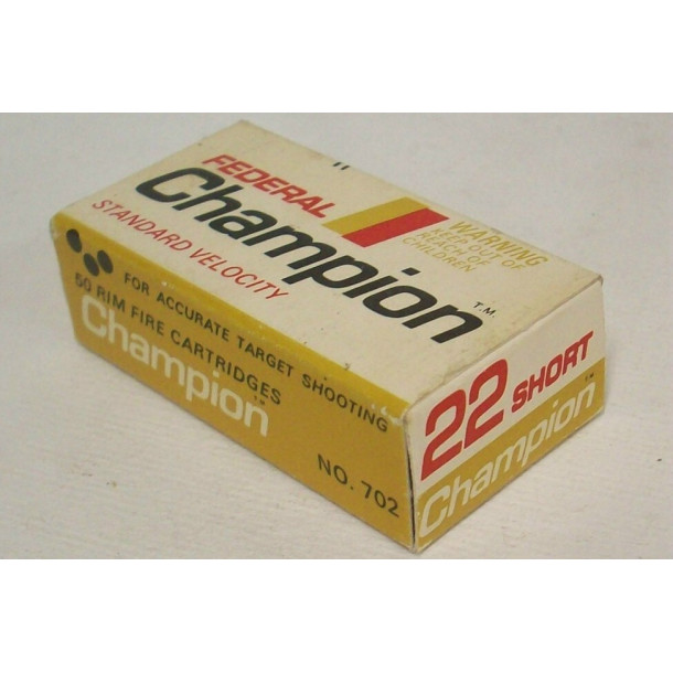 Federal Champion Box of 22 Short Ammunition