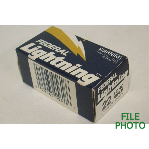 Federal Lightning Box of 22 LR Ammunition