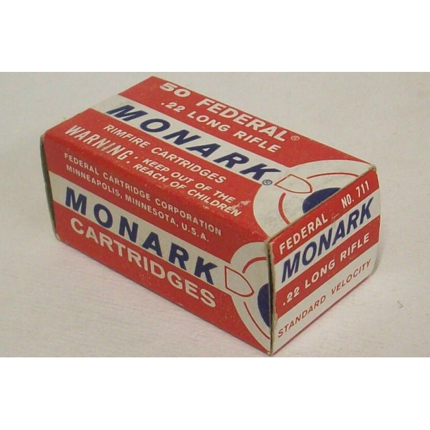 Federal Monark Box of 22 LR Ammunition