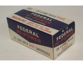 Federal Hi-Power Box of 22 LR Shot