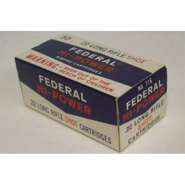 Federal Hi-Power Box of 22 LR Shot Federal Hi-Power Box of 22 LR Shot