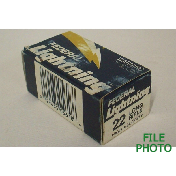 Federal Lightning Box of 22 LR Ammunition