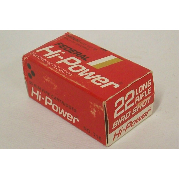 Federal Hi-Power Maximum Velocity Box of 22 LR Bird Shot