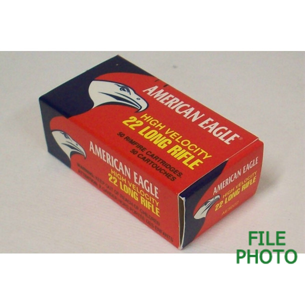 Federal American Eagle High Velocity Box of 22 LR Ammunition