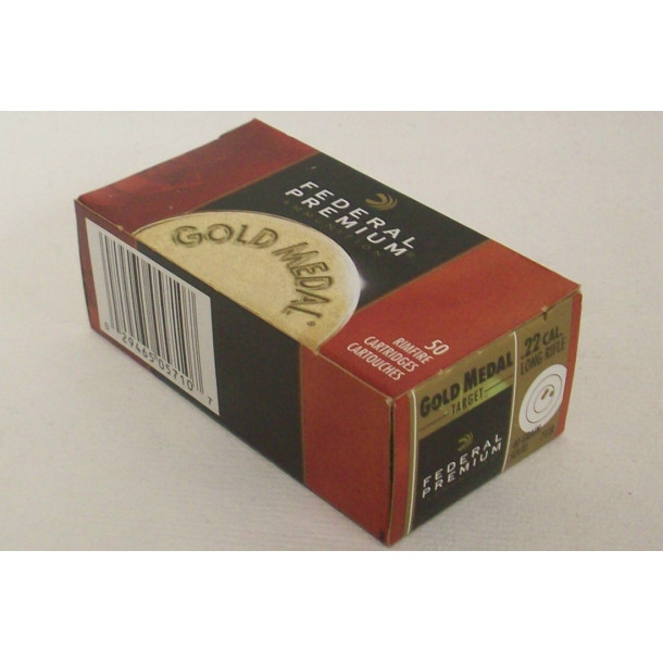 Federal Gold Medal Target Box of 22 LR Ammunition