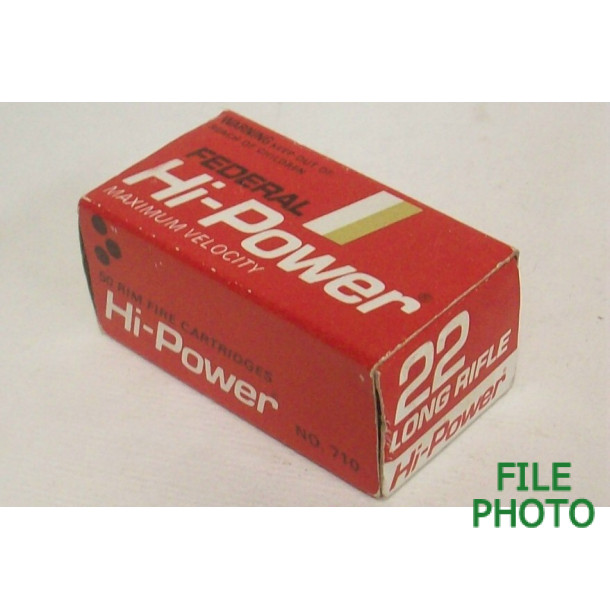 Federal Hi-Power Maximum Velocity Box of 22 LR Ammunition