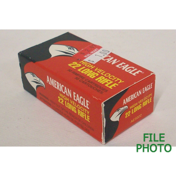 Federal American Eagle High Velocity Box of 22 LR Ammunition