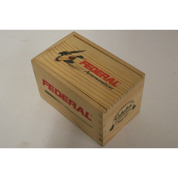 Federal Ammunition / Cabela's Wooden Ammunition Box - Empty