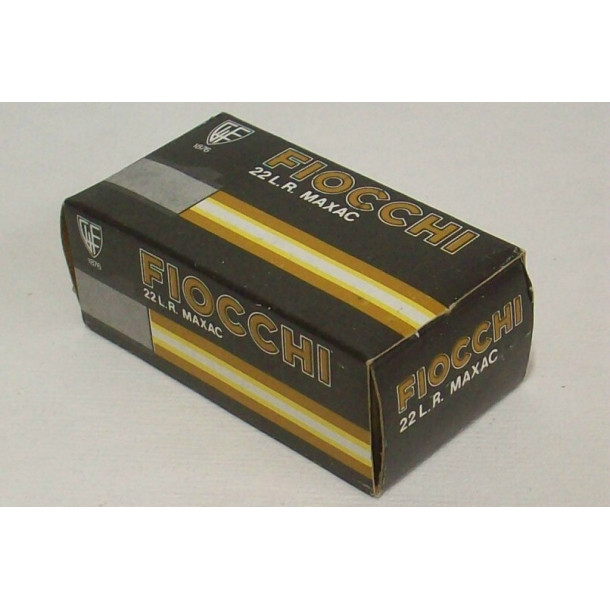 Fiocchi MAXAC Box of 22 LR Ammunition Fiocchi MAXAC Box of 22 LR Ammunition