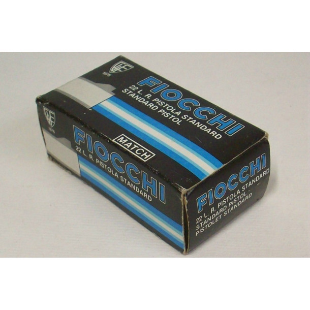 Fiocchi Standard Pistol Box of 22 LR Ammunition Fiocchi Standard Pistol Box of 22 LR Ammunition