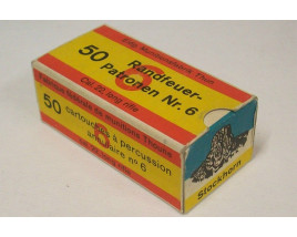 Randfeuer-Patronen Nr. 6 Box of 22 LR Ammunition