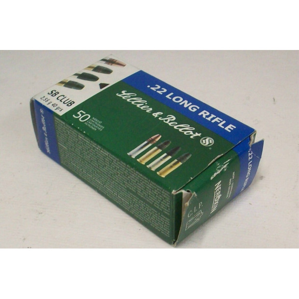 Sellier & Bellot SB Club Box of 22 LR Ammunition - Partial Box Sellier & Bellot SB Club Box of 22 LR Ammunition - Partial Box