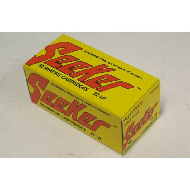 Seeker Box of 22 LR Ammunition