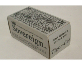Southern Gun Distributors Sovereign Tiger-Cat Box of 22 LR Ammunition Southern Gun Distributors Sovereign Tiger-Cat Box of 22 LR Ammunition