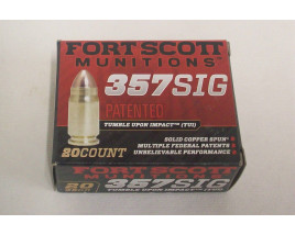 Fort Scott Munitions Box of 357 Sig 95 Grain FSM TUI Pistol Ammunition