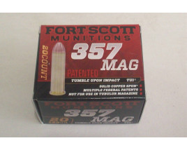 Fort Scott Munitions Box of 357 Mag 125 Grain FSM TUI Revolver Ammunition