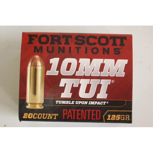 Fort Scott Munitions Box of 10mm 125 Grain FSM TUI Pistol Ammunition Fort Scott Munitions Box of 10mm 125 Grain FSM TUI Pistol Ammunition