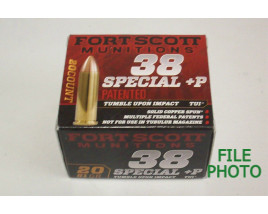 Fort Scott Munitions Box of 38 Spl. +P 81 Grain FSM TUI Revolver Ammunition