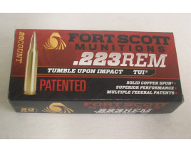 Fort Scott Munitions Box of 223 Rem. 55 Grain FSM TUI Rifle Ammunition