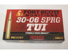 Fort Scott Munitions Box of 30-06 Sprg. 168 Grain FSM TUI Rifle Ammunition