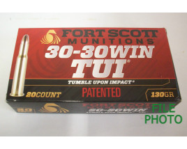 Fort Scott Munitions Box of 30-30 Win. 130 Grain FSM TUI Rifle Ammunition