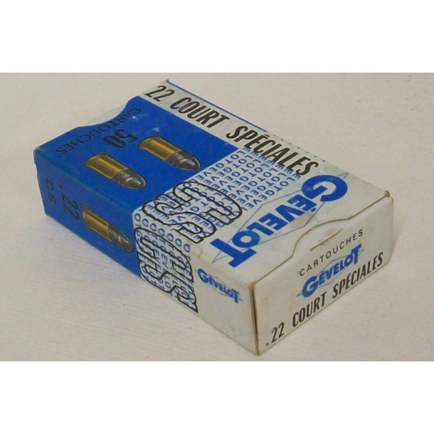 Gévelot CS Box of 22 Short Ammunition