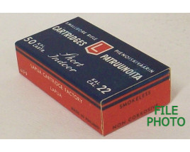 Lapua Indoor Box of 22 Short Ammunition