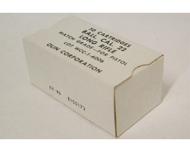 Olin Corporation Pistol Match Grade Box of 22 LR Ammunition