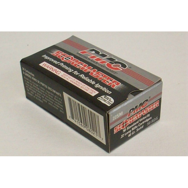 PMC Scoremaster Box of 22 LR Ammunition