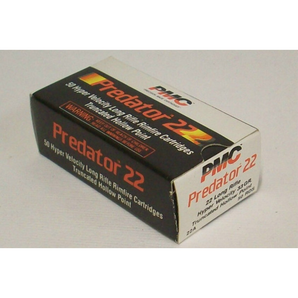 PMC Predator Box of 22 LR Ammunition - Hollow Point PMC Predator Box of 22 LR Ammunition - Hollow Point
