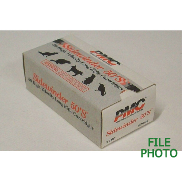 PMC Sidewinder 50's Box of 22 LR Ammunition