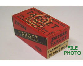 Peters Rustless Target Box of 22 LR Ammunition