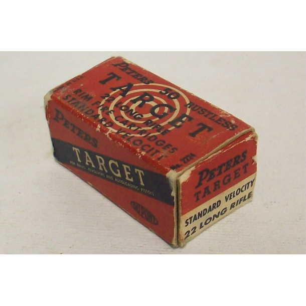 Peters Rustless Target Box of 22 LR Ammunition