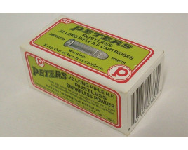 Peters Rustless Box of 22 LR Ammunition