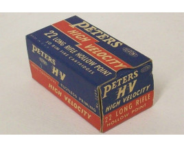 Peters High Velocity Box of 22 LR Ammunition - Hollow Point