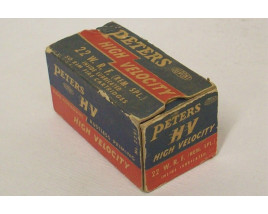 Peters High Velocity Box of 22 W.R.F. (Rem. Spl.) Ammunition