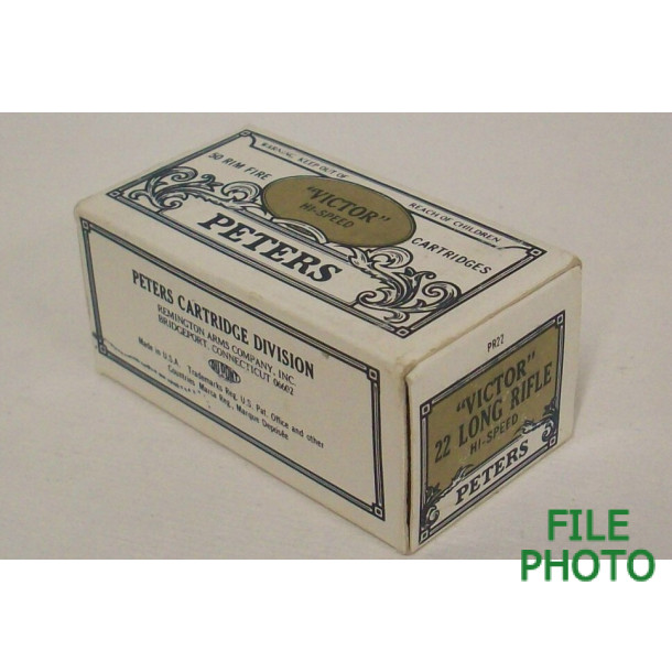 Peters "Victor" Hi-Speed Box of 22 LR Ammunition