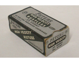 Peters High Velocity Rustless Box of 22 Short Ammunition